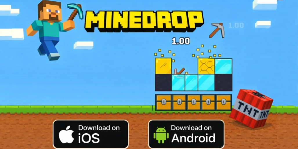 MineDrop APK Funktionen und Installation Banner